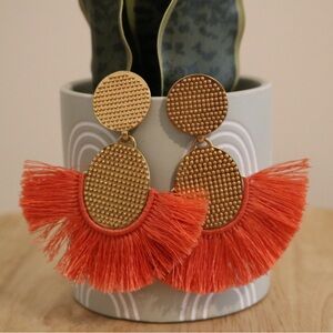 India Hicks ‘Golden Fan Earrings’